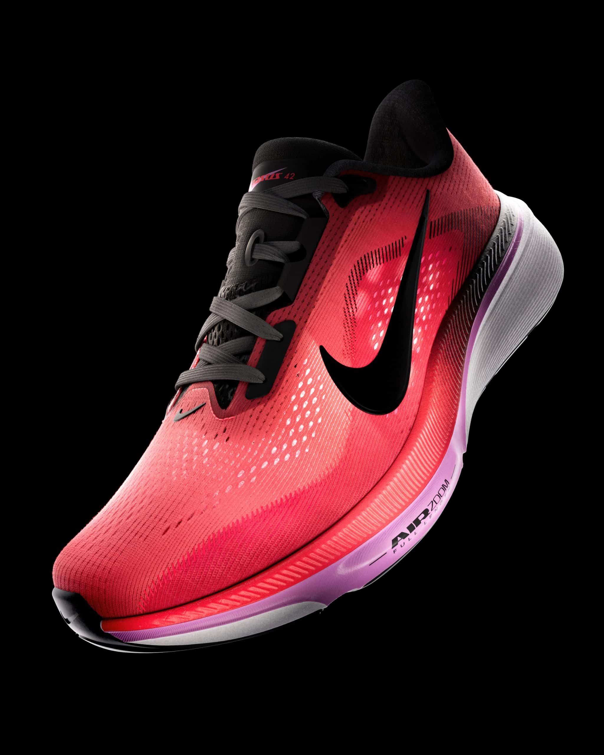 Nike dévoile la Pegasus 42 et la Pegasus ACG Trail. Nouvelle unité Air Zoom, mousse ReactX améliorée et version trail équipée de la semelle ATC 2.0 : l’icône du running revient plus dynamique sur route et prête à explorer le gravel et les sentiers.