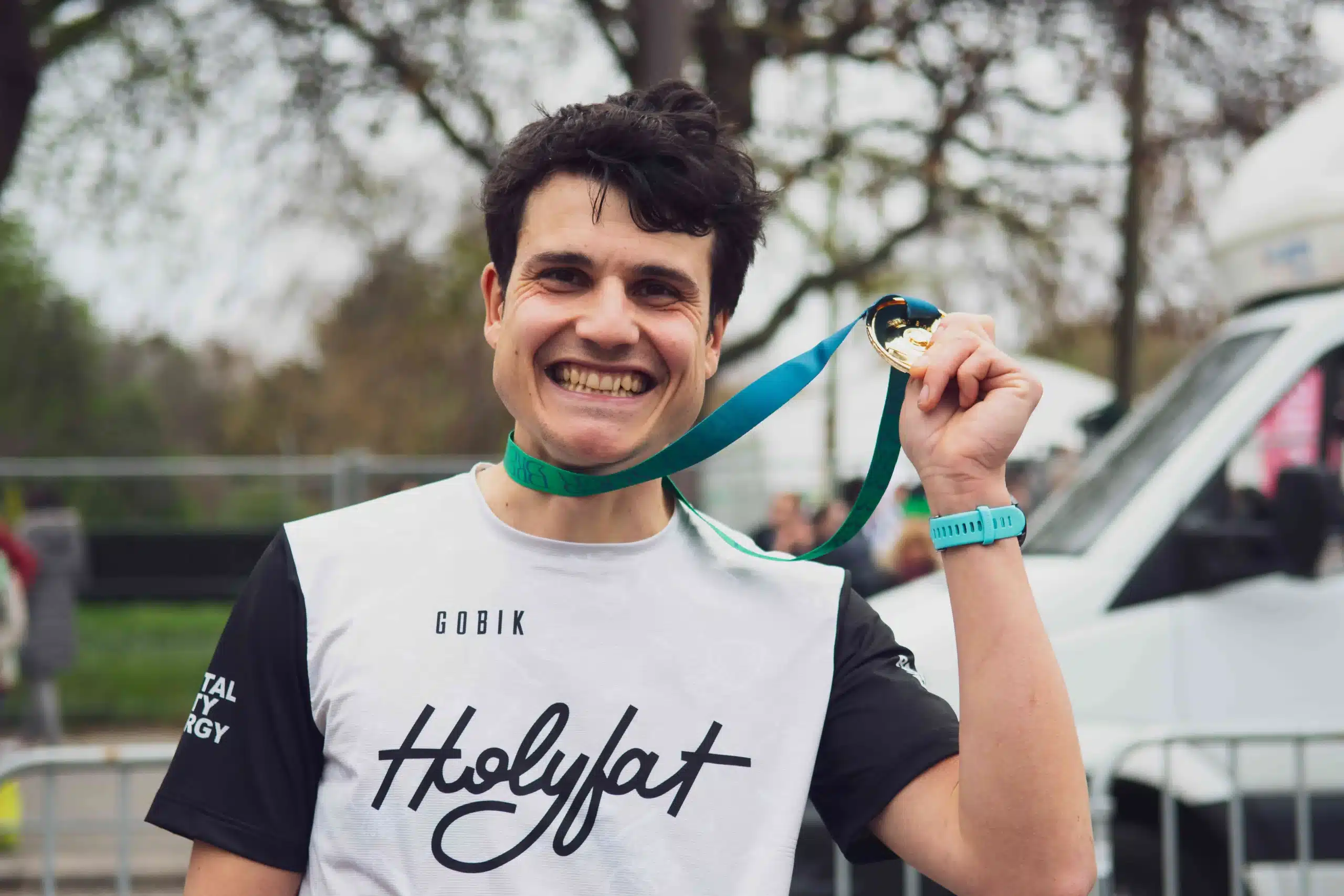 Interview d'Olivier Maria, passionné de course à pied et de vélo, qui veut traverser la France en courant et en sandales.